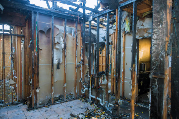Professional Emergency Fire Cleanup technician working in Washington, IN